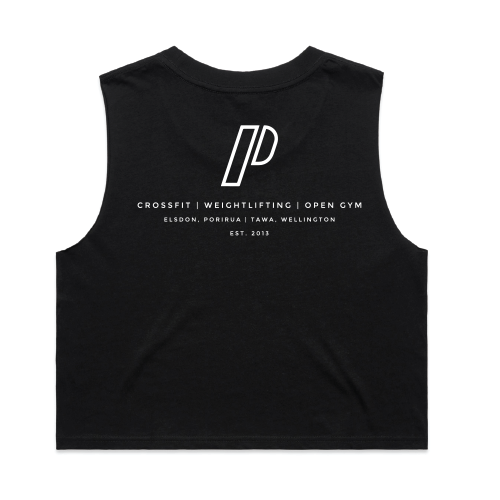 Crossfit Porirua Ladies Crop Tank CUS Classic Uniforms & Sportswear