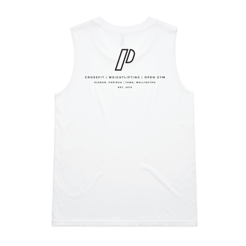 Crossfit Porirua Ladies Upside Tank CUS Classic Uniforms & Sportswear