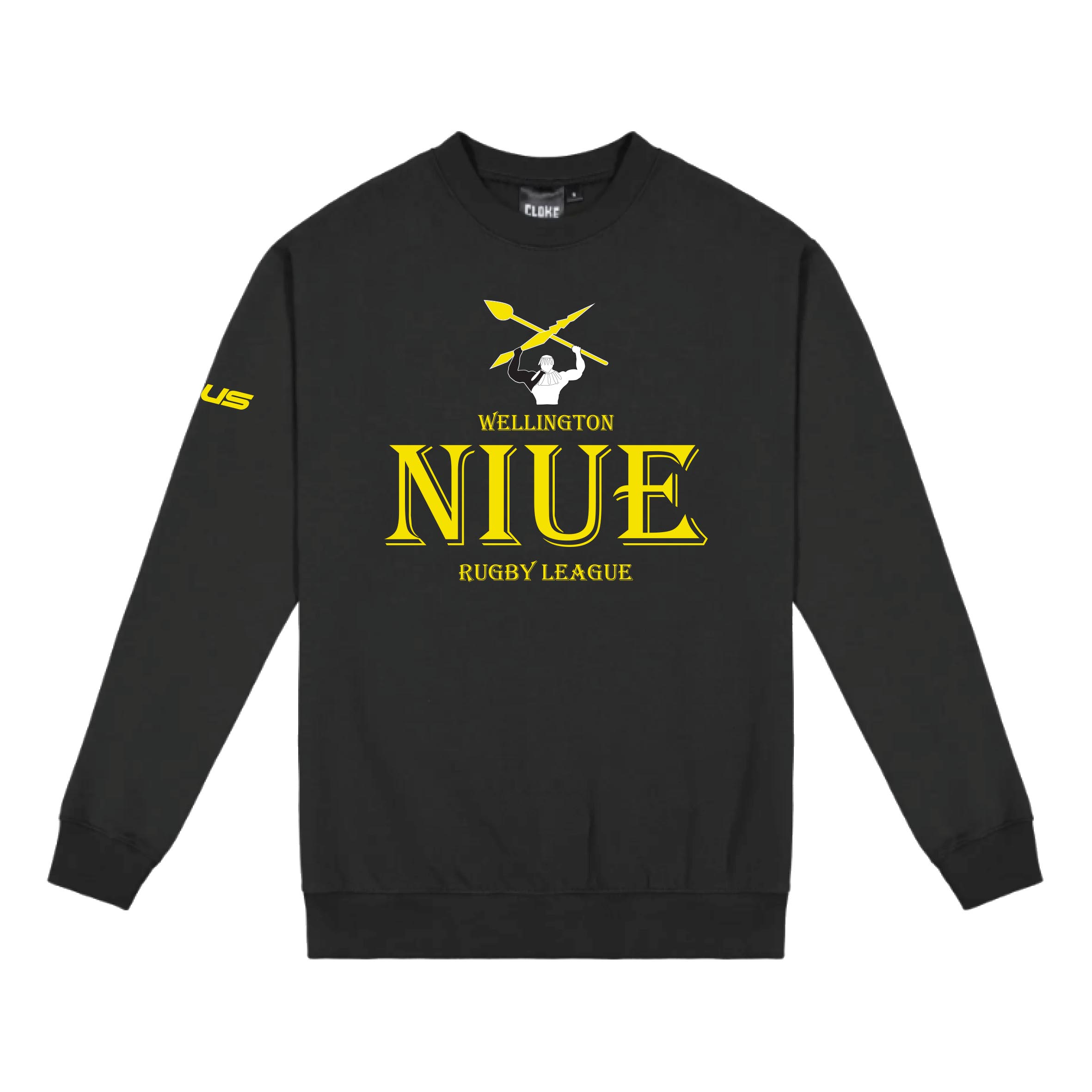 Wellington Niue Rugby League Crew Neck CUS Classic Uniforms