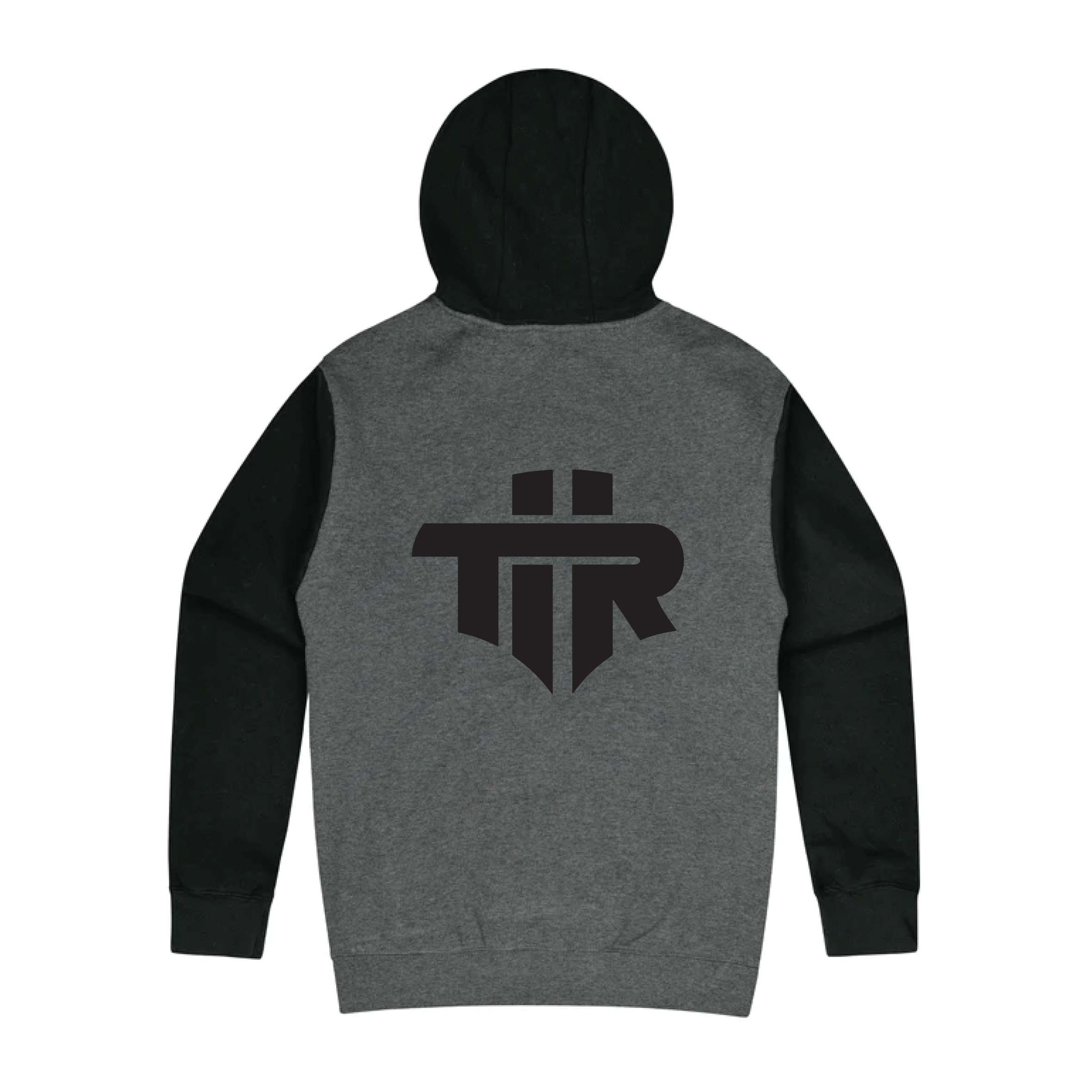 Tihei Rangatahi Tihei Rangatahi – Hoodie – Charcoal/Black – CUS | Classic Uniforms ...